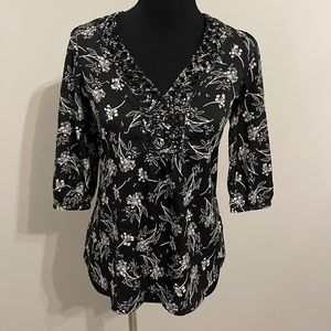 Banana Republic Printed Blouse Size XS